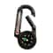 TrailGuard Survival Compass Carabiner with Thermometer for Hiking & Camping