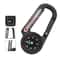 TrailGuard Survival Compass Carabiner with Thermometer for Hiking & Camping