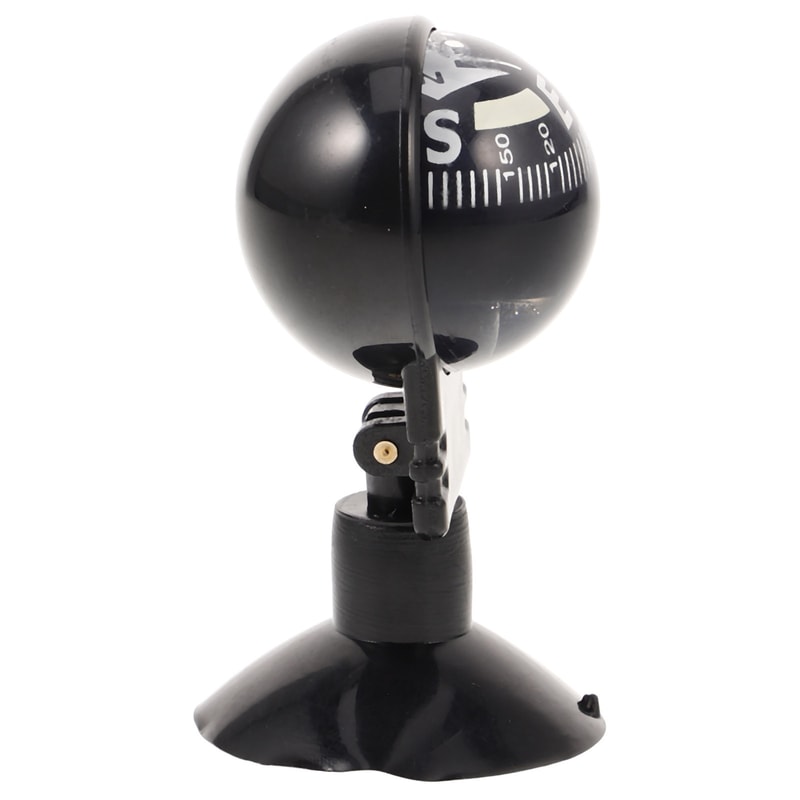 Dashboard Navigation Compass with Suction Mount for Cars, Boats & Outdoor Travel
