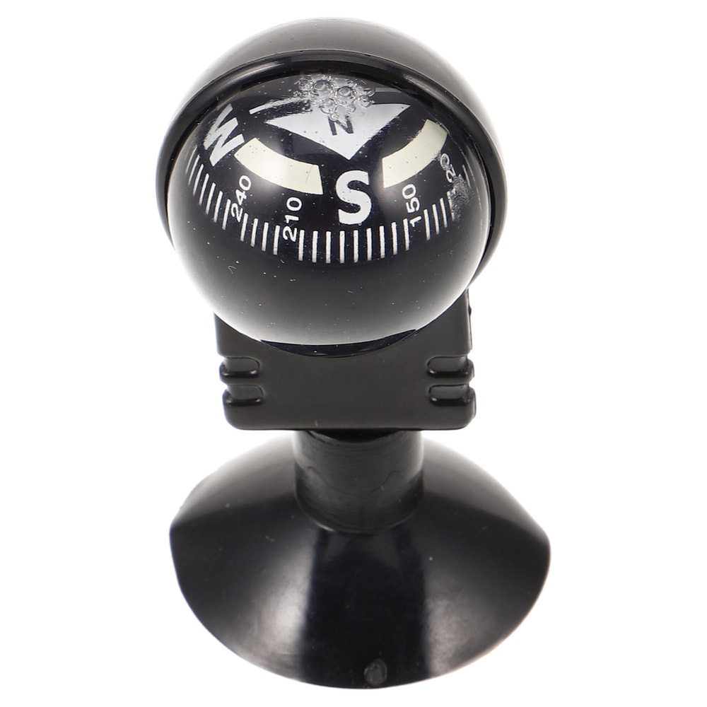 Dashboard Navigation Compass with Suction Mount for Cars, Boats & Outdoor Travel