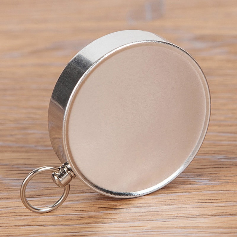 TrailGuard Portable Survival Compass Keychain for Hiking Camping and Outdoor Navigation