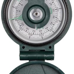 tactical lensatic survival compass for hiking, camping & orienteering