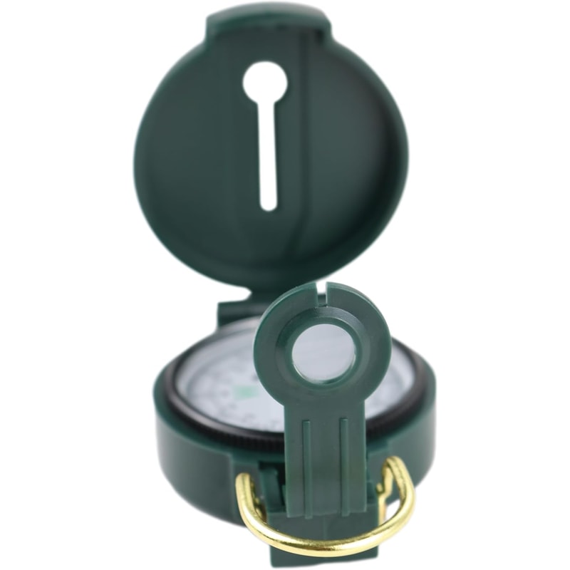 Tactical Lensatic Survival Compass For Hiking Camping Orienteering 2