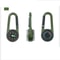 TrailSnap Carabiner Compass Thermometer Survival Keychain