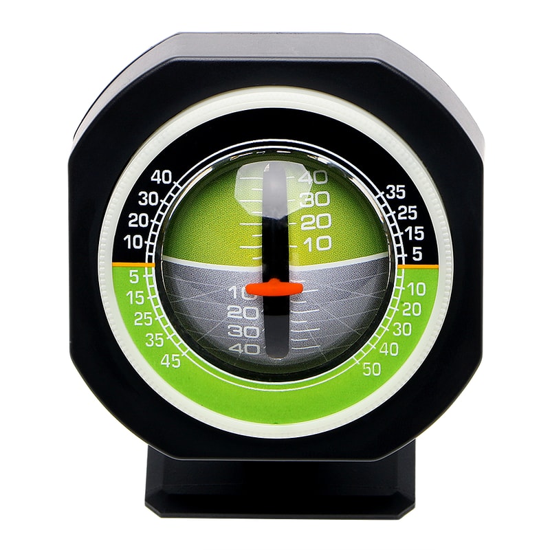 TrailGuard Car Inclinometer with LED Compass & Precision Slope Meter for Off-Road Safety