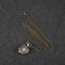 Vintage Floral Pendant Pocket Watch Necklace for Women