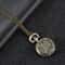 Vintage Floral Pendant Pocket Watch Necklace for Women