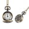 Vintage Floral Pendant Pocket Watch Necklace for Women
