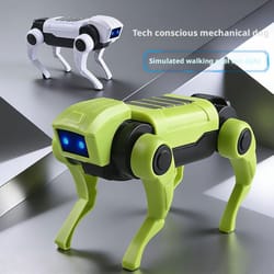 robotic dog kit for kids diy electric bionic puppy toy