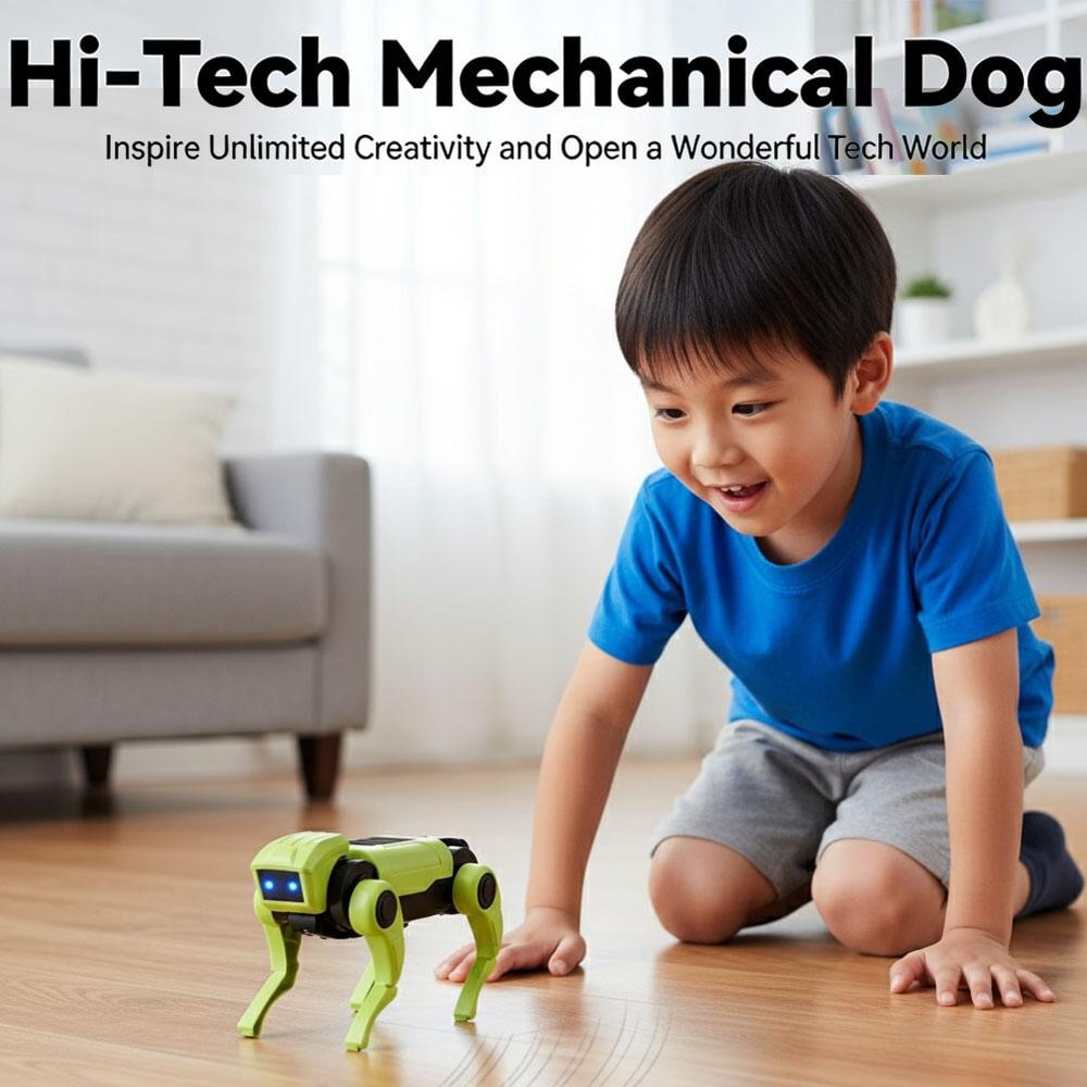 Robotic Dog Kit for Kids DIY Electric Bionic Puppy Toy