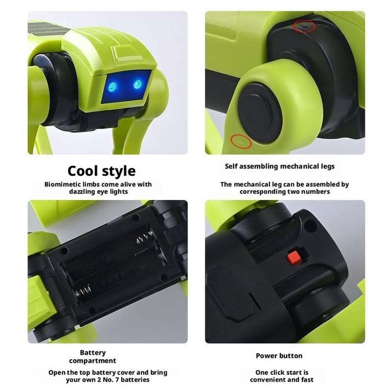 Robotic Dog Kit for Kids DIY Electric Bionic Puppy Toy