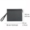 UrbanEdge Mens Clutch Bag Leather Wallet Organizer with Wrist Strap