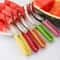 SafeGrip Watermelon Slicer Cutter Stainless Steel Fruit Knife Tool