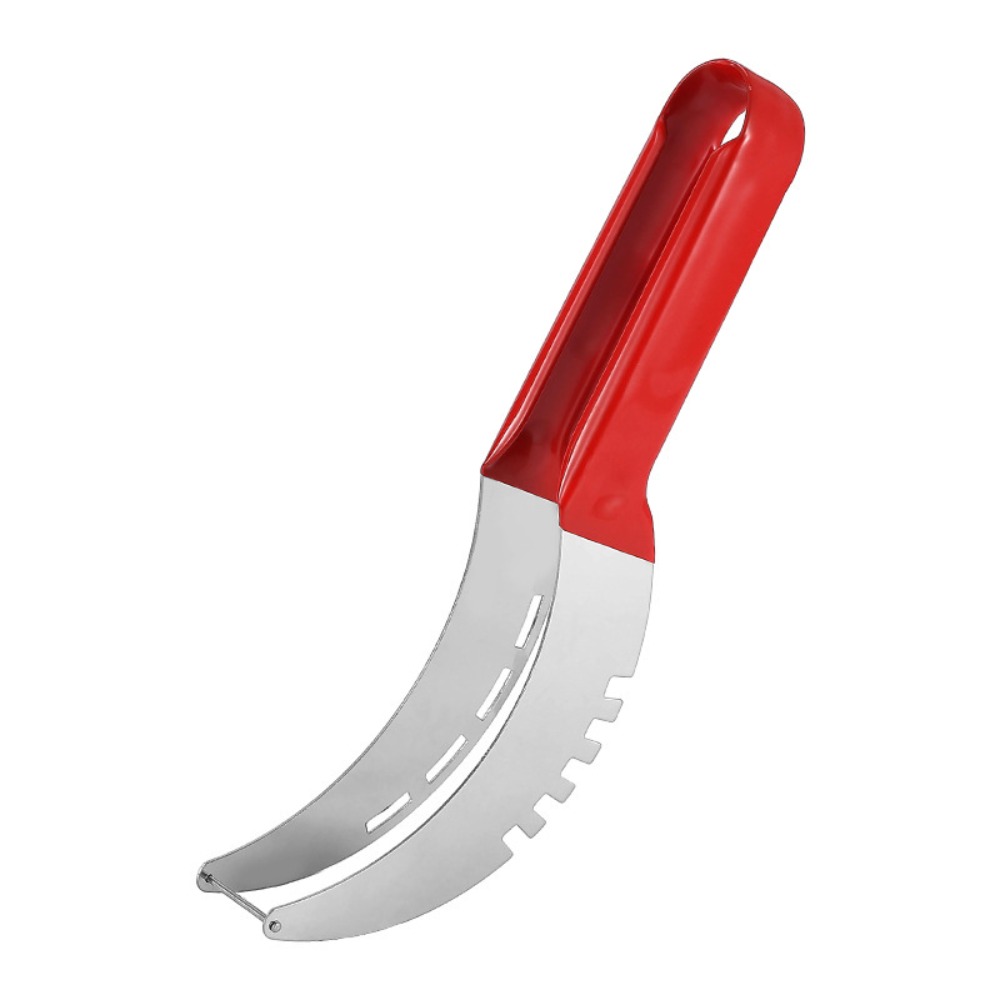 SafeGrip Watermelon Slicer Cutter Stainless Steel Fruit Knife Tool