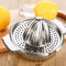 FreshPress Stainless Steel Manual Citrus Juicer for Lemons, Limes & Oranges