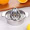 FreshPress Stainless Steel Manual Citrus Juicer for Lemons, Limes & Oranges