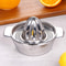 FreshPress Stainless Steel Manual Citrus Juicer for Lemons, Limes & Oranges