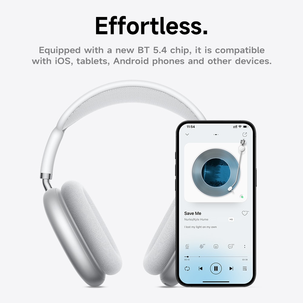 AuraSound Pro Bluetooth Headphones With Noise Reduction And HiFi Stereo Sound 2