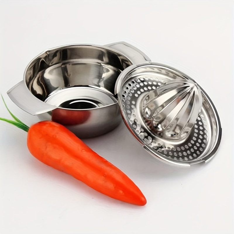 FreshPress Pro Manual Citrus Juicer Stainless Steel Heavy Duty Fruit Press
