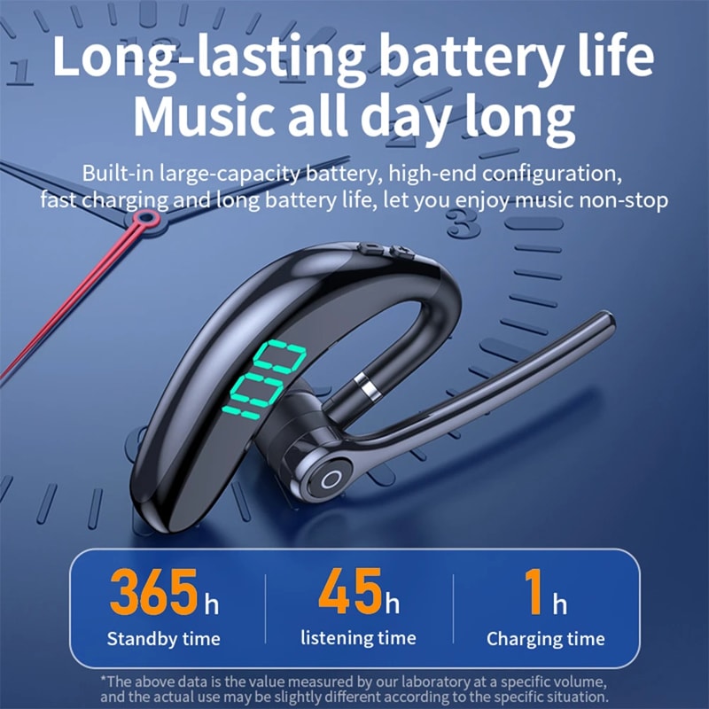 SmartDrive Bluetooth Headset with ENC Noise Cancellation & Dual Device Pairing
