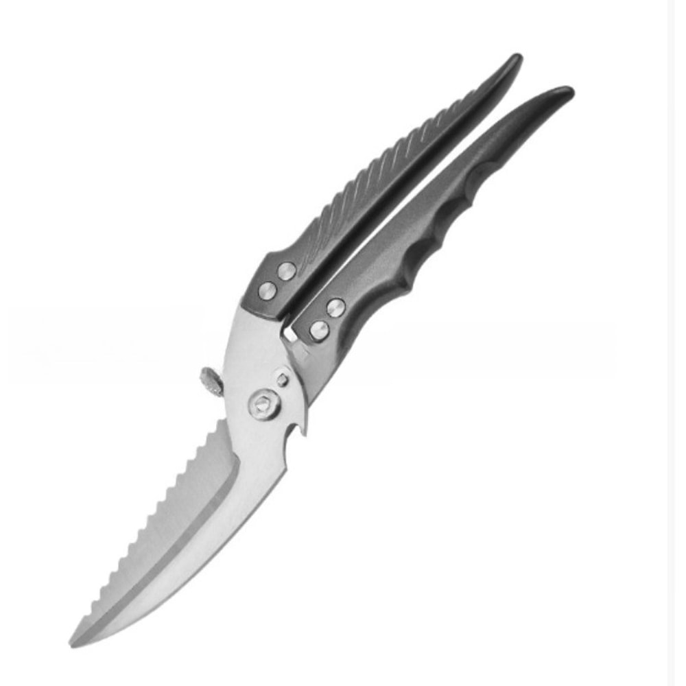 Titanium Bone Cutting Kitchen Scissors For Poultry Meat Heavy Duty Food Prep 4