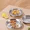 CrispFlow Stainless Steel Frying Basket Oil Drip Tray Set 5