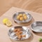 CrispFlow Stainless Steel Frying Basket Oil Drip Tray Set 5
