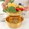 Stainless Steel Kitchen Prep Bowl Set with Grater, Strainer & Mixing Bowl