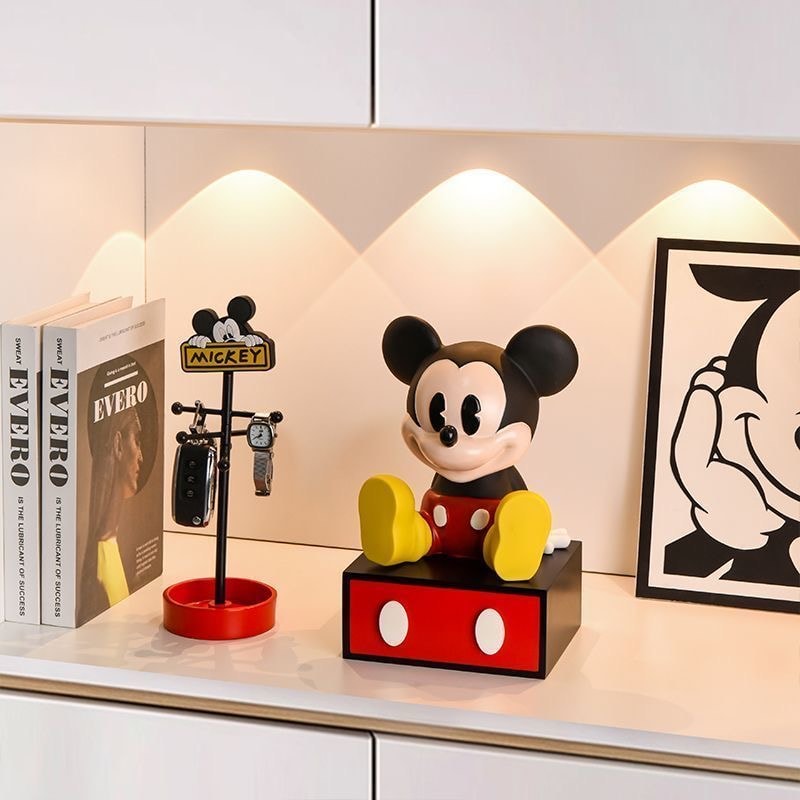 Disney Inspired Cartoon Storage Box With Drawer Key Organizer For Desk TV Cabinet Entryway 0