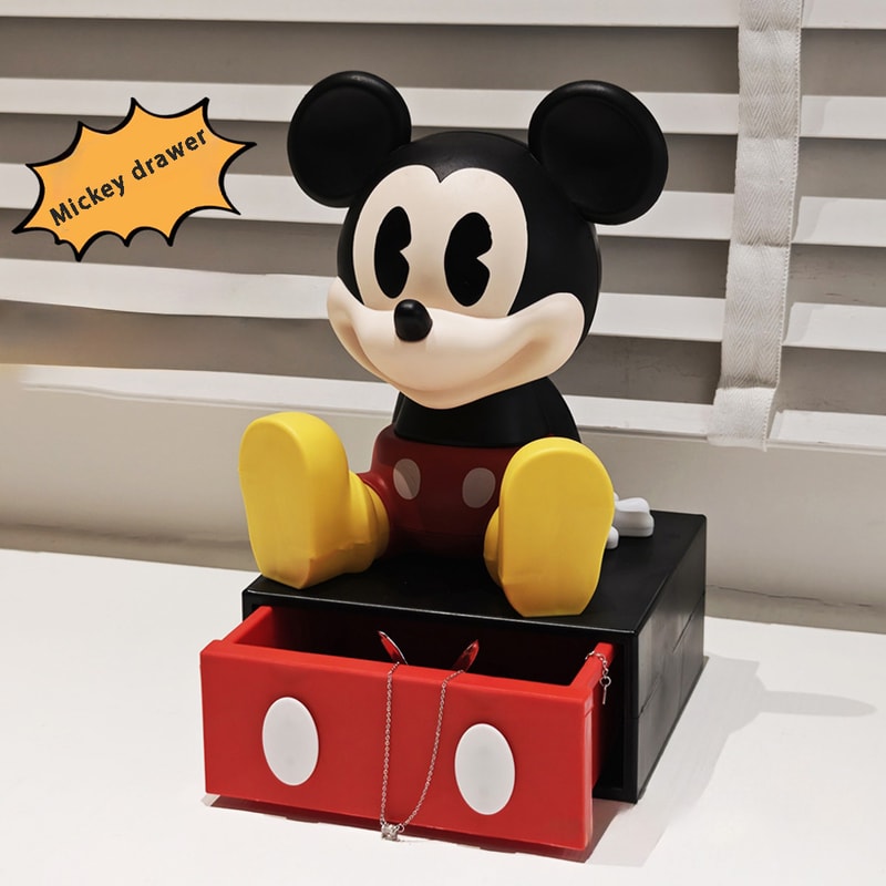 Disney Inspired Cartoon Storage Box With Drawer Key Organizer For Desk TV Cabinet Entryway 1