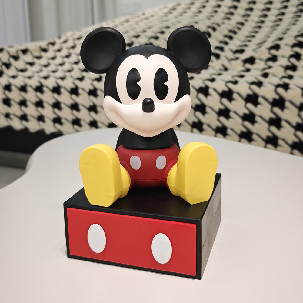Disney Inspired Cartoon Storage Box With Drawer Key Organizer For Desk TV Cabinet Entryway 2
