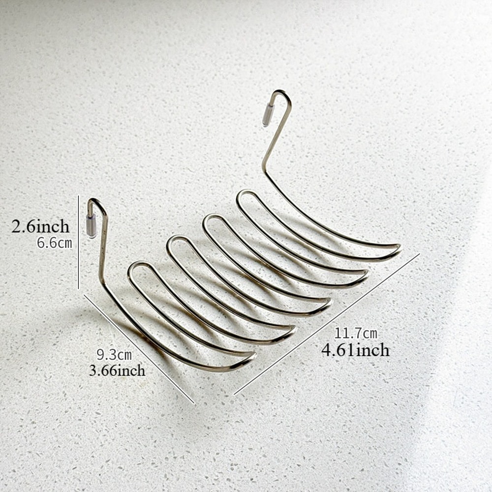 Expandable Stainless Steel Sink Basket Hanging Drain Rack For Kitchen Storage 4