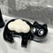 CatFlow Ceramic Soap Holder Dish for Bathroom Sink & Shower