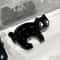 CatFlow Ceramic Soap Holder Dish for Bathroom Sink & Shower