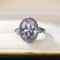Vintage Hollow Out Cocktail Ring for Women with Cubic Zirconia Elegant Party Jewelry