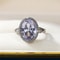 Vintage Hollow Out Cocktail Ring for Women with Cubic Zirconia Elegant Party Jewelry