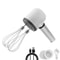 USB Rechargeable Electric Milk Frother and Hand Mixer with Dual Whisks