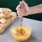 Stainless Steel Push Whisk Manual Egg Beater for Baking, Cream & Batter Mixing