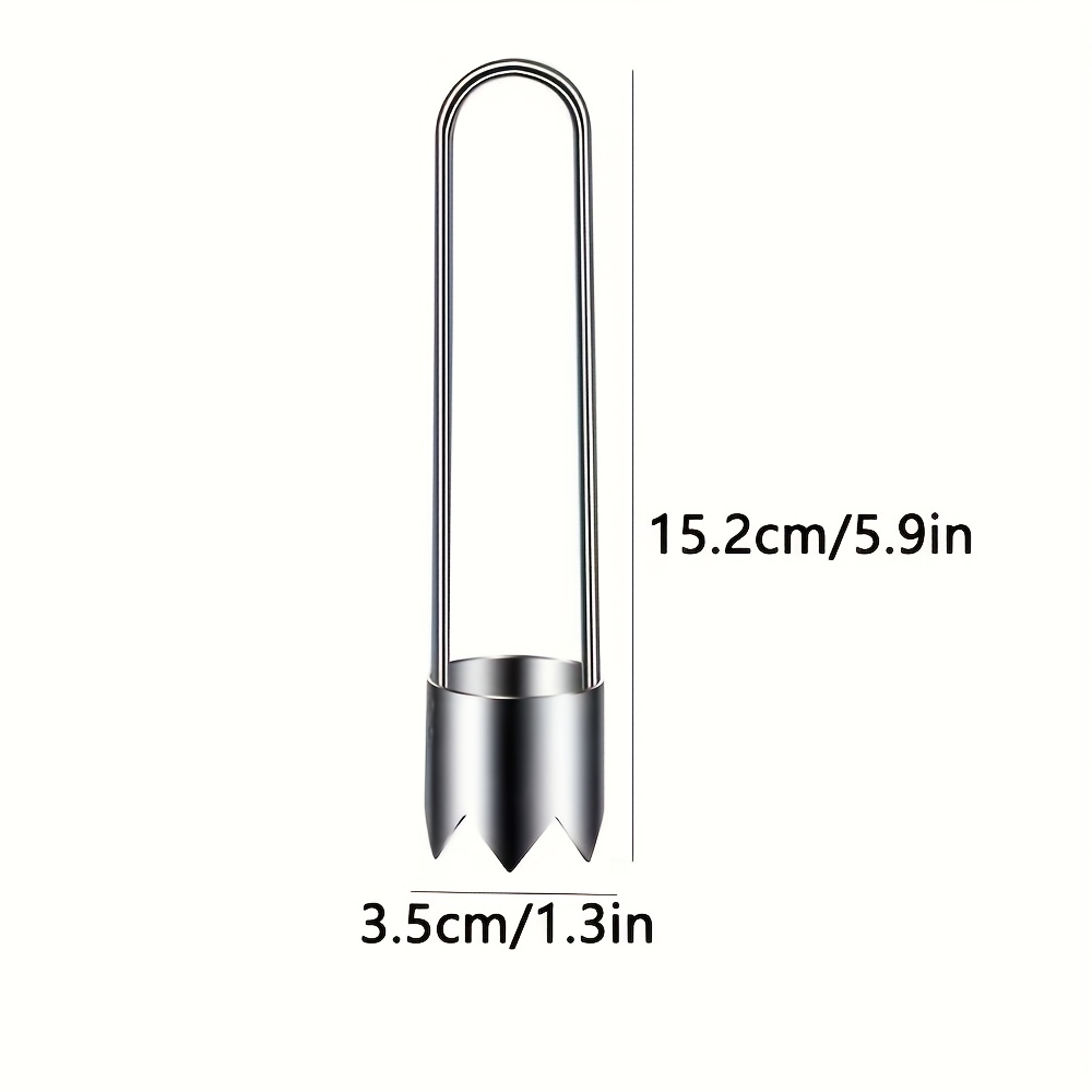 CoreEase Stainless Steel Apple Corer & Vegetable Seed Remover Tool