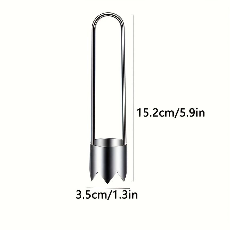 CoreEase Stainless Steel Apple Corer & Vegetable Seed Remover Tool