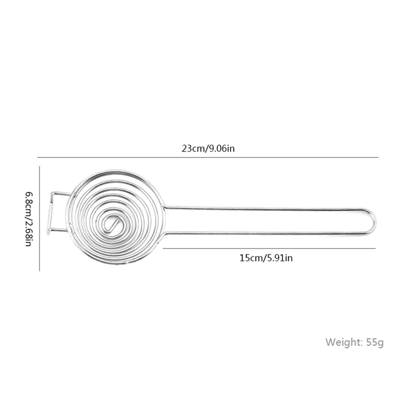 Stainless Steel Egg Separator With Long Handle For Easy Baking Cooking 4