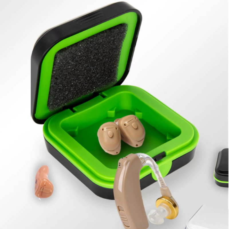 AquaShield Hearing Aid Case Portable Waterproof Storage Box