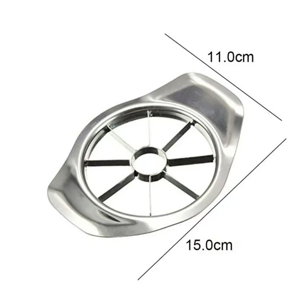 Stainless Steel Apple Cutter and Fruit Slicer with Comfort Grip Handle