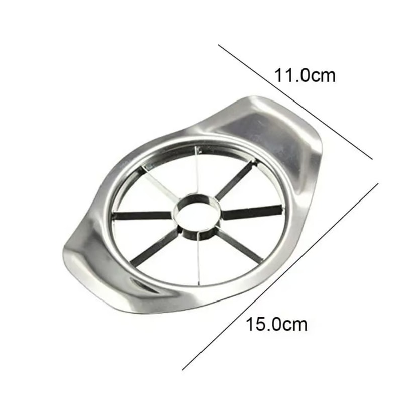 Stainless Steel Apple Cutter and Fruit Slicer with Comfort Grip Handle