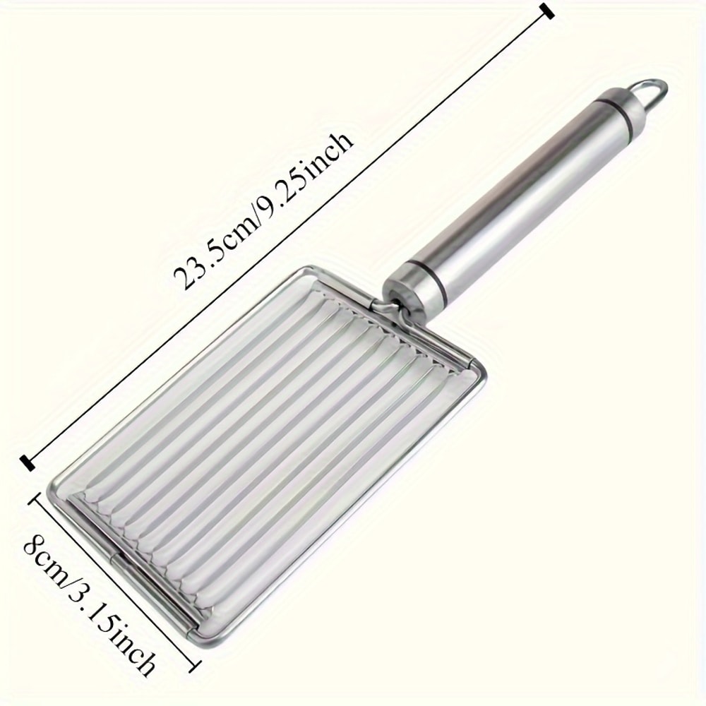 PrecisionCut Stainless Steel Tomato Slicer for Fruits, Vegetables, Salads & Sandwich Prep