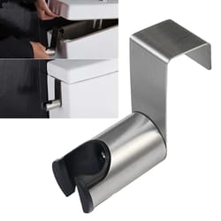 stainless steel bidet sprayer holder for bathroom hand shower and toilet attachment