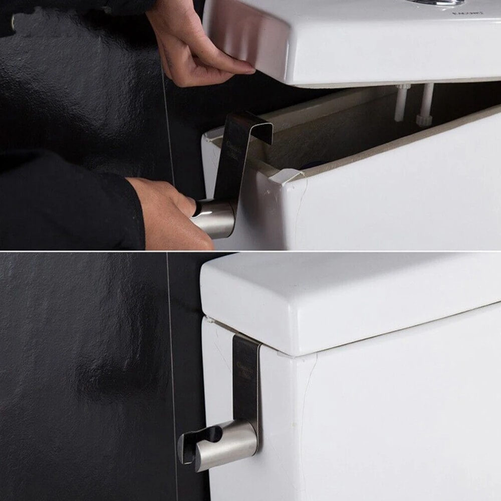 Stainless Steel Bidet Sprayer Holder for Bathroom Hand Shower and Toilet Attachment