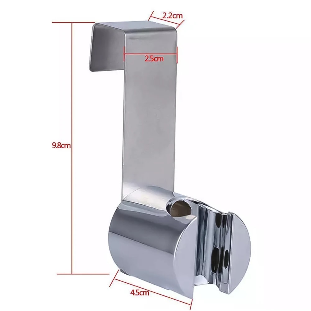 Stainless Steel Bidet Sprayer Holder for Bathroom Hand Shower and Toilet Attachment