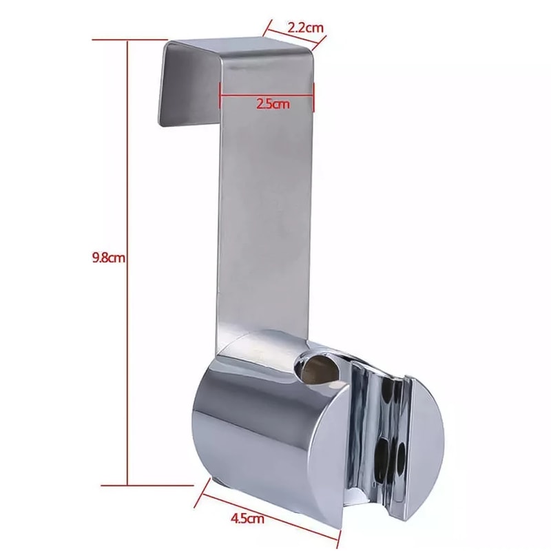 Stainless Steel Bidet Sprayer Holder for Bathroom Hand Shower and Toilet Attachment