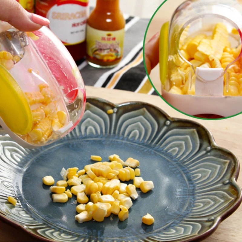 QuickStrip Corn Peeler Cutter For Easy Cob Shaving And Kernel Removal 2